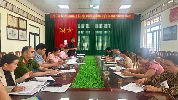 THỰC HIỆN KIỂM TRA, GIÁM SÁT CÔNG TÁC TRIỂN KHAI TÍN DỤNG CHÍNH SÁCH TẠI XÃ HOÀNG VĂN THỤ