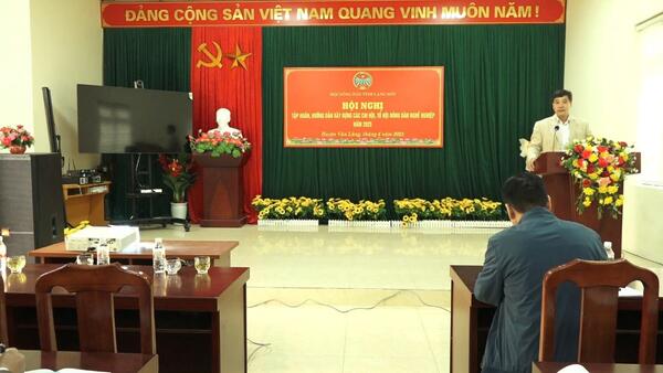 Hội nghị tập huấn  hướng dẫn xây dựng các chi hội, tổ hội nông dân nghề nghiệp năm 2025
