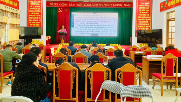 HỘI NGHỊ TẬP HUẤN NGHIỆP VỤ KHẢO SÁT THU THẬP DÂN CƯ NĂM 2024 CẤP XÃ