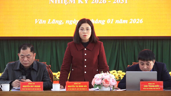 XÃ VĂN LÃNG HỘI NGHỊ LẤY Ý KIẾN CỬ TRI NƠI CÔNG TÁC ĐỐI VỚI NGƯỜI  ĐƯỢC GIỚI THIỆU ỨNG CỬ ĐẠI BIỂU HĐND XÃ NHIỆM KỲ 2026-2031.