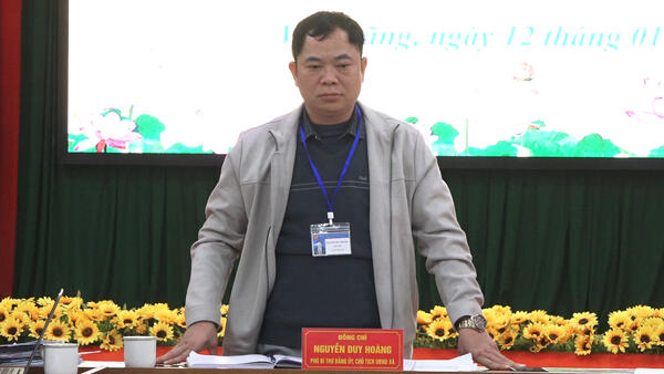 HỘI ĐỒNG NGHĨA VỤ QUÂN SỰ XÃ VĂN LÃNG HỌP CHỐT QUÂN SỐ CÔNG DÂN NHẬP NGŨ NĂM 2026