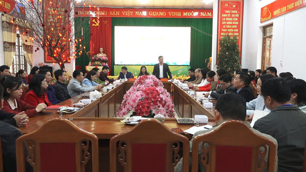 XÃ VĂN LÃNG TỔ CHỨC HỘI NGHỊ GẶP MẶT TRIỂN KHAI NHIỆM VỤ TRỌNG TÂM SAU TẾT NGUYÊN ĐẤN BÍNH NGỌ 2026