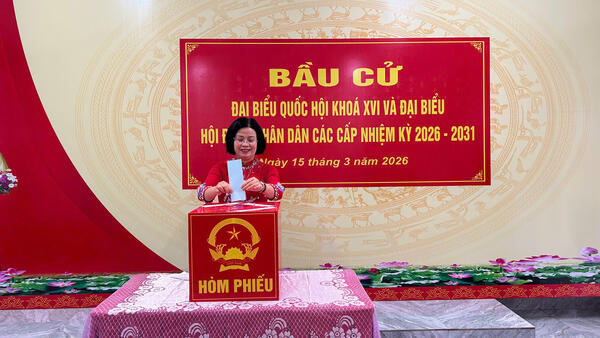 XÃ VĂN LÃNG TƯNG BỪNG KHAI MẠC NGÀY HỘI BẦU CỬ CỦA TOÀN DÂN