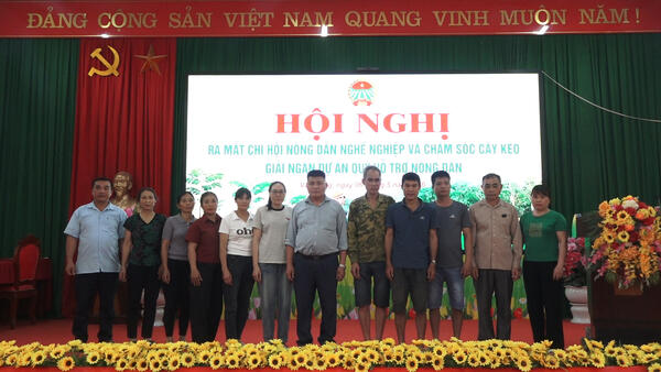 HỘI NÔNG DẪN XÃ VĂN LÃNG RA MẮT CHI HỘI NÔNG DÂN NGHỀ NGHIỆP CHĂM SÓC KEO VÀ GIẢI NGÂN QUỸ HỘI CHỢ NÔNG DÂN