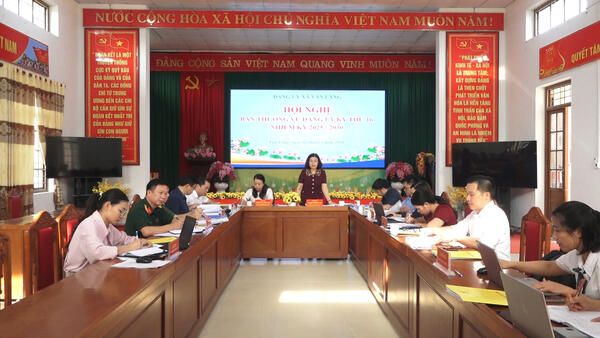 BAN THƯỜNG VỤ ĐẢNG ỦY XÃ VĂN LÃNG TỔ CHỨC HỘI NGHỊ KỲ THỨ 16, NHIỆM KỲ 2025 – 2030