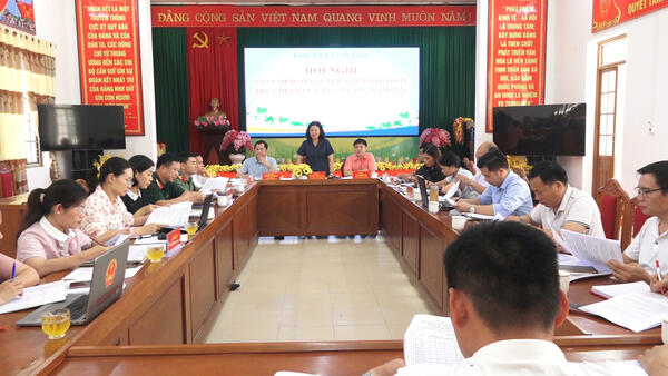 ĐẢNG ỦY XÃ VĂN LÃNG TỔ CHỨC HỘI NGHỊ BAN CHỈ ĐẠO SẮP XẾP, SÁP NHẬP THÔN NĂM 2026