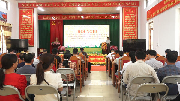 XÃ VĂN LÃNG TỔ CHỨC HỘI NGHỊ HƯỚNG DẪN XÂY DỰNG HỒ SƠ, DỰ ÁN THỰC HIỆN CHÍNH SÁCH HỖ TRỢ ĐẦU TƯ VÀO NÔNG NGHIỆP