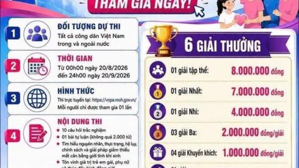 ​ THÔNG BÁO: HƯỞNG ỨNG CUỘC THI "TÌM HIỂU VỀ MẤT CÂN BẰNG GIỚI TÍNH KHI SINH"   ​