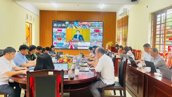 XÃ VĂN LÃNG TIẾP SÓNG HỘI NGHỊ TRỰC TUYẾN BÁO CÁO VIÊN TRUNG ƯƠNG THÁNG 9 NĂM 2026