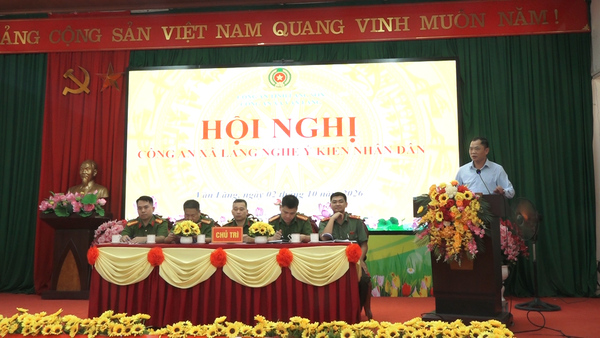 CÔNG AN XÃ VĂN LÃNG TỔ CHỨC HỘI NGHỊ “CÔNG AN XÃ LẮNG NGHE Ý KIẾN NHÂN DÂN”