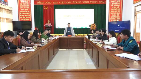 Xã Văn Lãng họp giao ban triển khai nhiệm vụ năm 2026